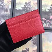 GUCCI #570679 RED CARD HOLDER - 3