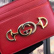 GUCCI #570679 RED CARD HOLDER - 2