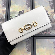 GUCCI ZUMI #573612 WHITE WALLET - 1