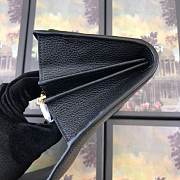 GUCCI ZUMI #573612 BLACK WALLET - 3