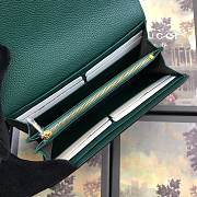 GUCCI ZUMI #573612 GREEN WALLET - 6