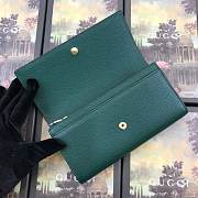 GUCCI ZUMI #573612 GREEN WALLET - 5