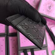 GUCCI #233166 BLACK CARD HOLDER - 2