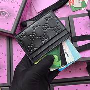 GUCCI #233166 BLACK CARD HOLDER - 4