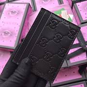 GUCCI #233166 BLACK CARD HOLDER - 5