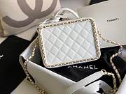 Chanel Vanity White Bag 18cm - 2