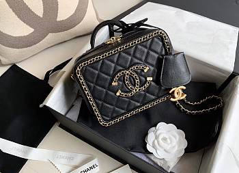 Chanel Vanity Black Bag 18cm