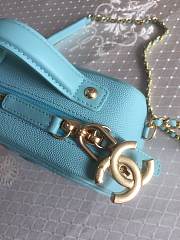 Chanel Vanity Bag In Light Blue 17cm - 3