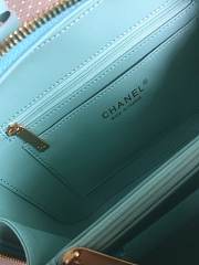 Chanel Vanity Bag In Light Blue 21cm - 2
