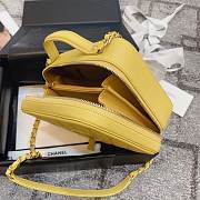 Chanel Vanity Bag In Yellow 21cm - 4