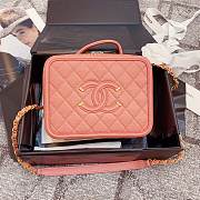 Chanel Vanity Bag In Rose Pink 21cm - 1