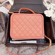 Chanel Vanity Bag In Rose Pink 21cm - 2