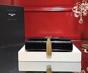 YSL KATE MEDIUM WITH TASSEL IN EMBOSSED CROCODILE SHINY LEATHER - 3