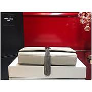 YSL KATE BAG MEDIUM WITH SILVER TASSEL IN CAVAIR LEATHER - 5