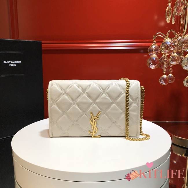 Saint Laurent Becky wallet on chain - 1