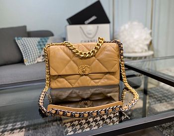 Forubags-10 Chanel 19 Flap Bag Quilted Goatskin 30cm