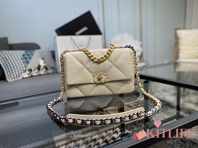 Forubags-30 Chanel 19 Flap Bag Quilted Goatskin 26cm - 1