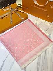 Louis Vuitton top quality silk scarf L568 pink - 4