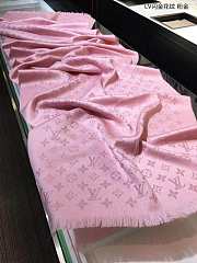 Louis Vuitton top quality cashmere scarf L571 pink - 3