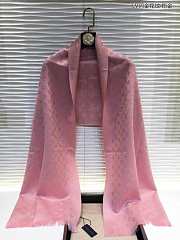 Louis Vuitton top quality cashmere scarf L571 pink - 2