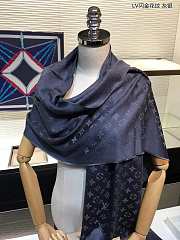 Louis Vuitton top quality cashmere scarf L571 grey - 2