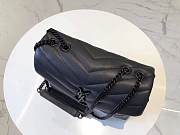 FORUBAGS YSL MONOGRAM LOULOU BLACK HARDWARE 24*17*9cm - 3