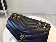 FORUBAGS YSL LOULOU BlACK GOLD HARDWARE 24cm X 17cm X 9cm - 2