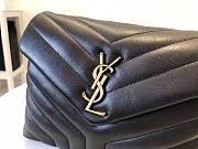 FORUBAGS YSL LOULOU BlACK GOLD HARDWARE 24cm X 17cm X 9cm - 4