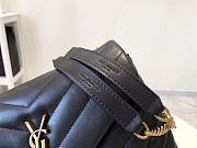 FORUBAGS YSL LOULOU BlACK GOLD HARDWARE 24cm X 17cm X 9cm - 6