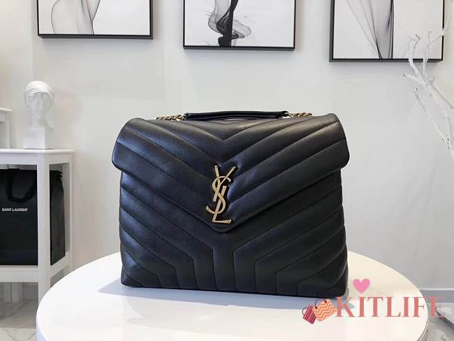 FORUBAGS YSL MONOGRAM LOULOU GOLD HARDWARE 32cm X 22cm X 11cm - 1