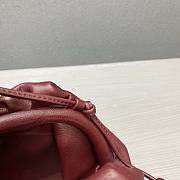 Forubags Bottega Veneta Pouch Bag In Burgundy - 6