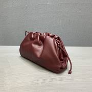 Forubags Bottega Veneta Pouch Bag In Burgundy - 5