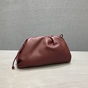 Forubags Bottega Veneta Pouch Bag In Burgundy - 4