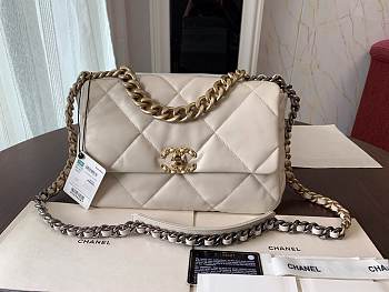  Forubags-32 Chanel 19 Flap Bag Quilted Goatskin 30cmx20cm10cm