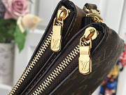 LOUIS VUITTON DOUBLE ZIP POCHETTE - 4