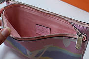 LOUIS VUITTON ESCALE POCHETTE DOUBLE ZIP POUCH PINK - 2
