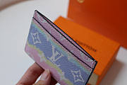 LOUIS VUITTON ESCALE PINK CARD HOLDER - 4