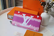 LOUIS VUITTON ESCALE RED ZIPPY WALLET - 1