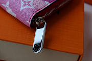 LOUIS VUITTON ESCALE RED ZIPPY WALLET - 5