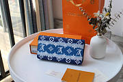 LOUIS VUITTON ESCALE BLUE ZIPPY WALLET - 3