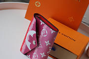LOUIS VUITTON ESCALE RED VICTORINE WALLET - 5
