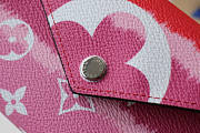 LOUIS VUITTON ESCALE RED VICTORINE WALLET - 3