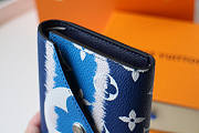 LOUIS VUITTON ESCALE BLUE VICTORINE WALLET - 5