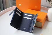LOUIS VUITTON ESCALE BLUE VICTORINE WALLET - 3