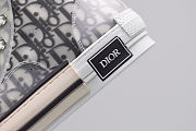 DIOR HIGH-TOP Sneaker White and Black Dior Oblique Canvas  - 5