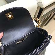 Chanel Vintage Duma Black Small Backpack A088792 Gold Hardware Lambskin Leather Spring/Summer 2018  - 6