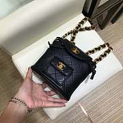 Chanel Vintage Duma Black Small Backpack A088792 Gold Hardware Lambskin Leather Spring/Summer 2018  - 3