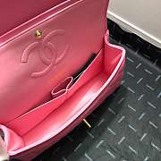 Chanel Lambskin Leather 25cm Flap With Gold Hardware - 4