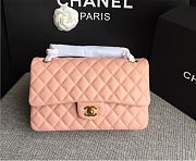 Chanel Lambskin Leather 25cm Flap With Gold Hardware In Pink - 1