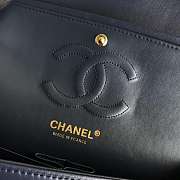 Chanel Lambskin Leather 25cm Flap With Gold Hardware In Royal Blue - 3